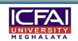 The Institute of Chartered Financial Analysts of India University Meghalaya Logo