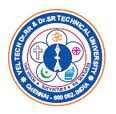 VEL TECH Dr.RR AND Dr.SR TECHNICAL UNIVERSITY Logo