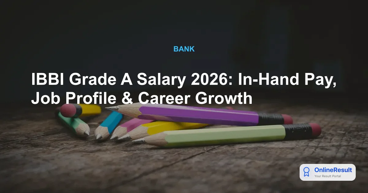 IBBI Grade A Salary 2026: In-Hand Pay, Job Profile & Career Growth
