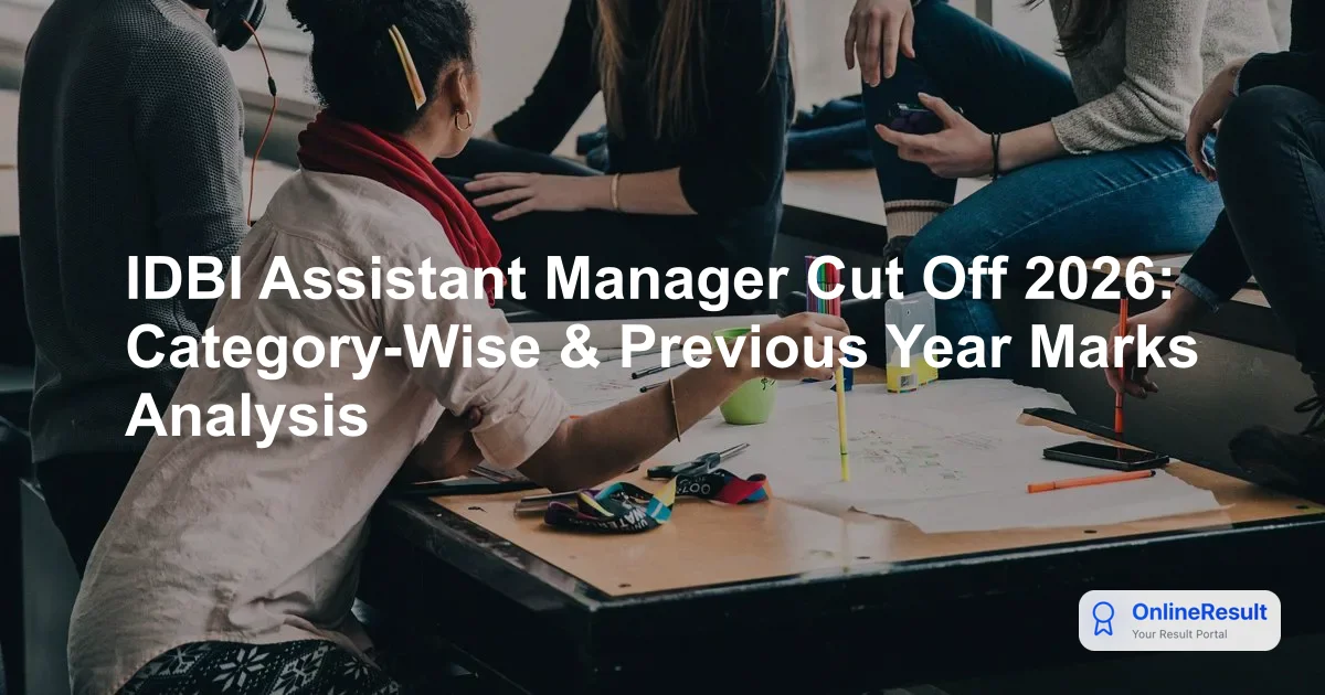 IDBI Assistant Manager Cut Off 2026: Category-Wise & Previous Year Marks Analysis