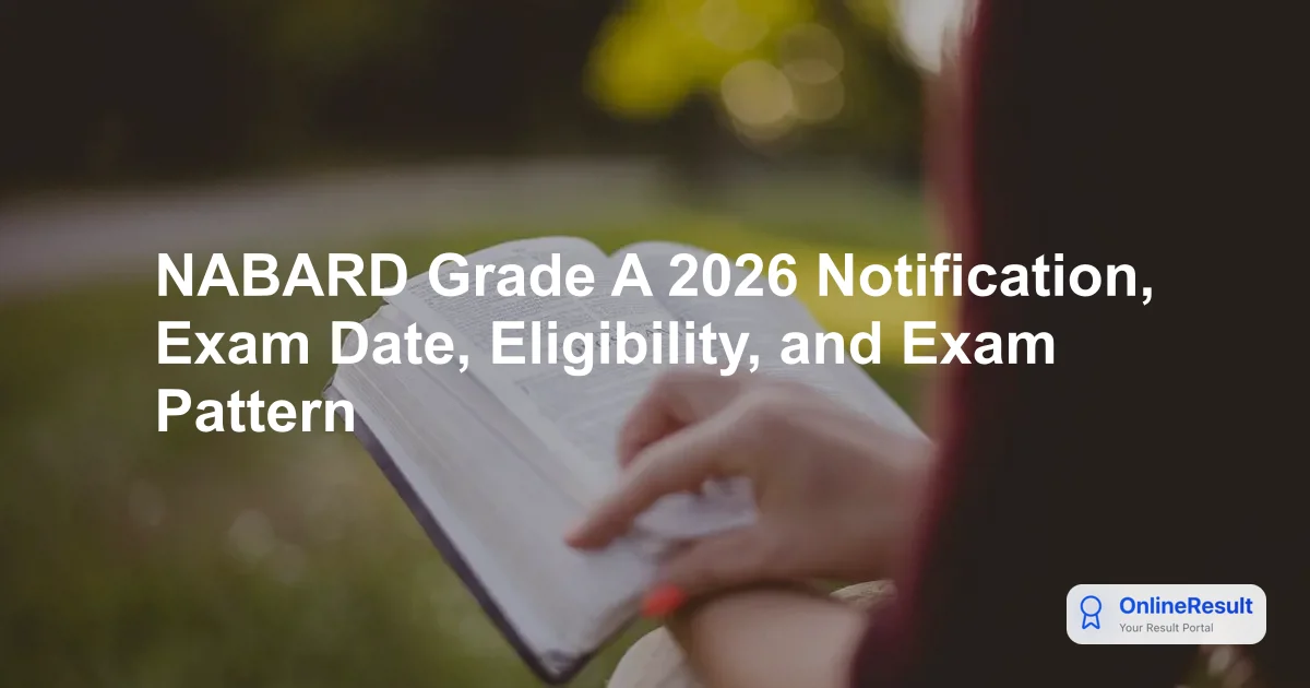 NABARD Recruitment 2026: Official Notifications & Upcoming Job Openings