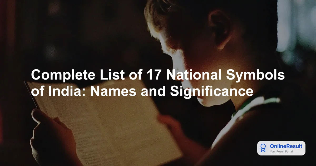 Complete List of 17 National Symbols of India: Names and Significance