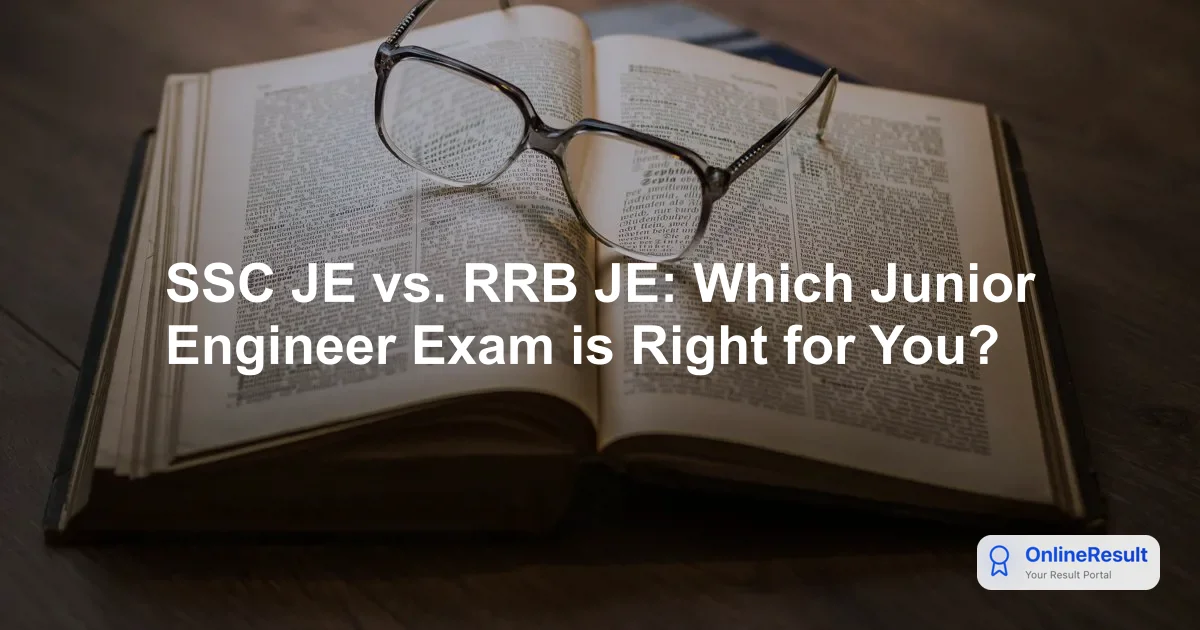 SSC JE vs. RRB JE: Which Junior Engineer Exam is Right for You?