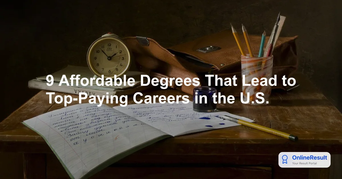 9 Affordable Degrees That Lead to Top-Paying Careers in the U.S.