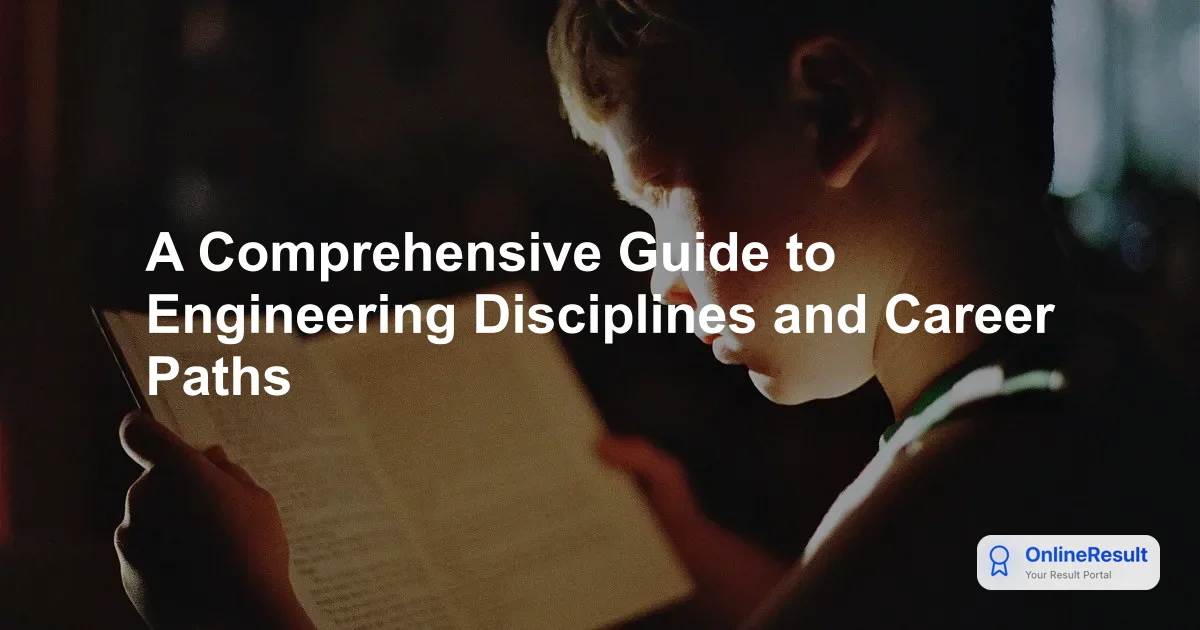 A Comprehensive Guide to Engineering Disciplines and Career Paths