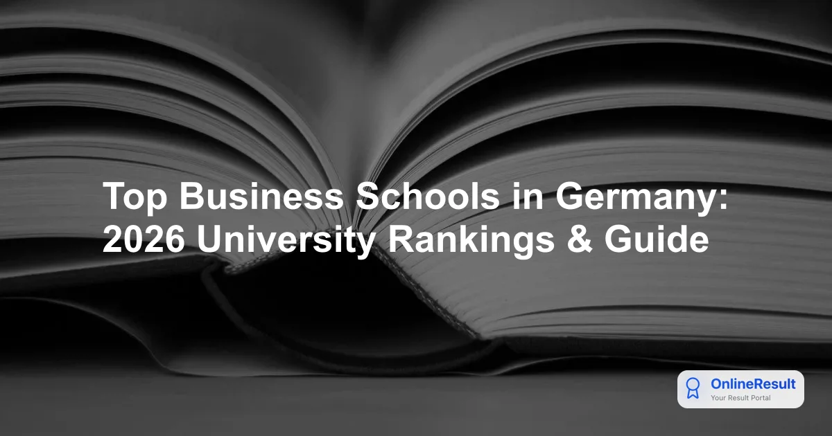 Top Business Schools in Germany: 2026 University Rankings & Guide