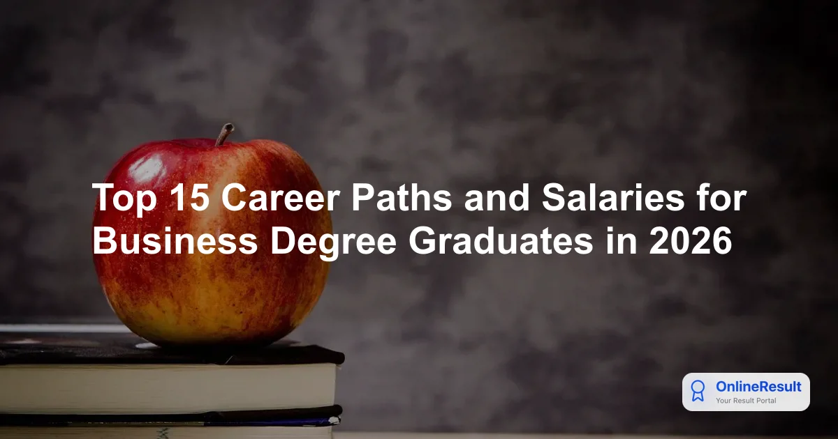 Top 15 Career Paths and Salaries for Business Degree Graduates in 2026