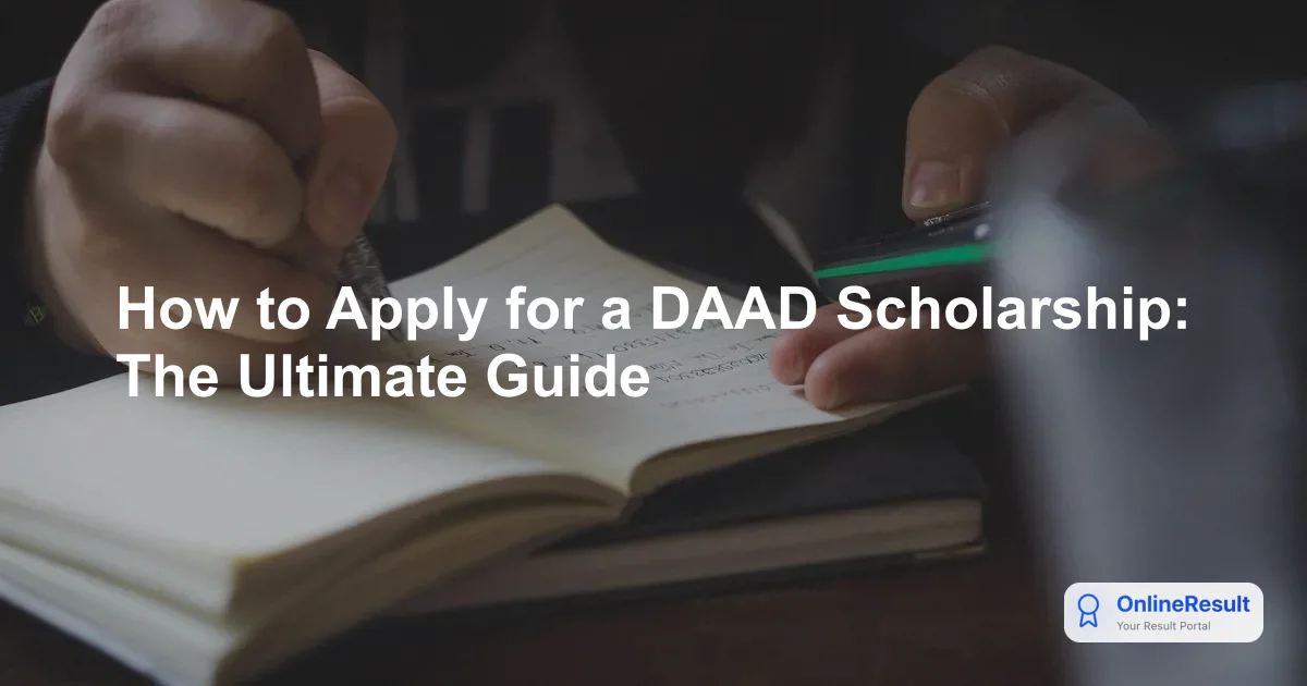 How to Apply for a DAAD Scholarship: The Ultimate Guide