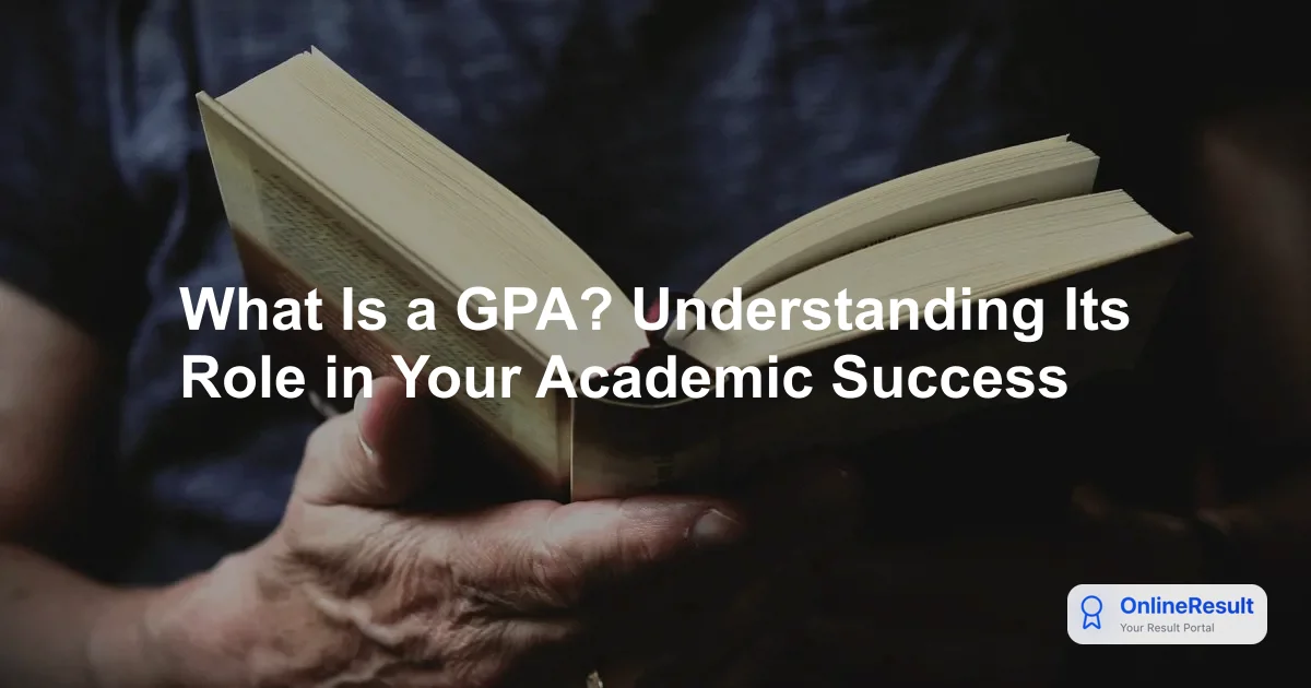 What Is a GPA? Understanding Its Role in Your Academic Success