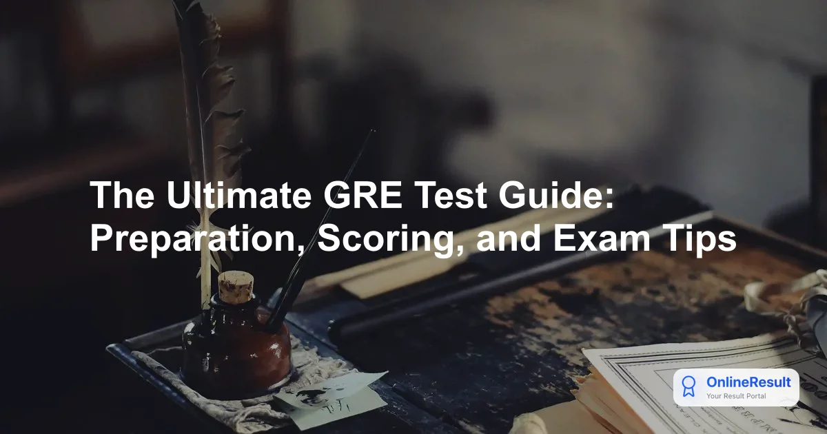 The Ultimate GRE Test Guide: Preparation, Scoring, and Exam Tips